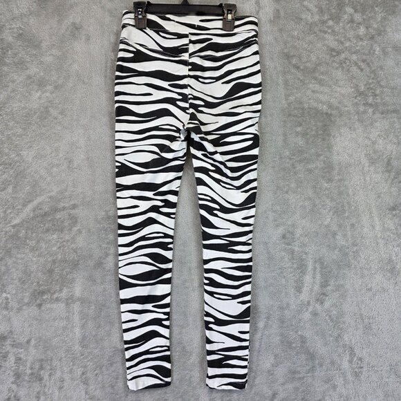 We The Free Skinny Jeans Womens 26 White Zebra Animal Print Stretch Denim Pants - Picture 2 of 11